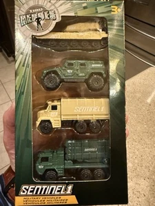 Toys R Us SENTINEL 1 TRUE HEROES 4- PACK MILITARY VEHICLES - New - Picture 1 of 16