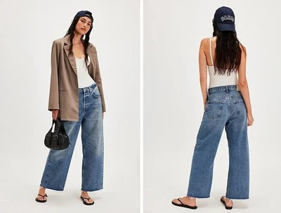 Pantalones de mezclilla Citizens of Humanity $248 Ayla con dobladillo corto en Doheny; 26 Foto 1 de 4