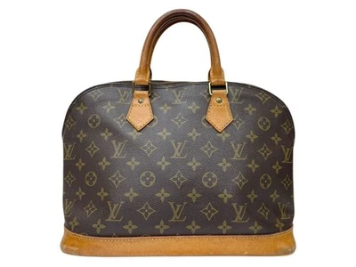 LOUIS VUITTON Handbag Brown Alma PM Monogram M53151 Canvas Used Authentic - Image 1 of 4