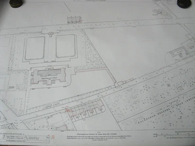 1895 Ordnance Survey Office Town Plan- Edinburgh Melville's Stewart College - Image 1 of 4