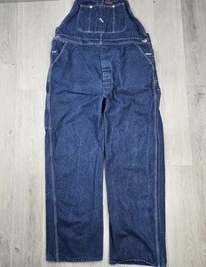 Mono Dickies Vintage Hombre 42x34 Denim Azul Carpintero Ropa de Trabajo Hecho en EE. UU. - Imagen 1 de 9
