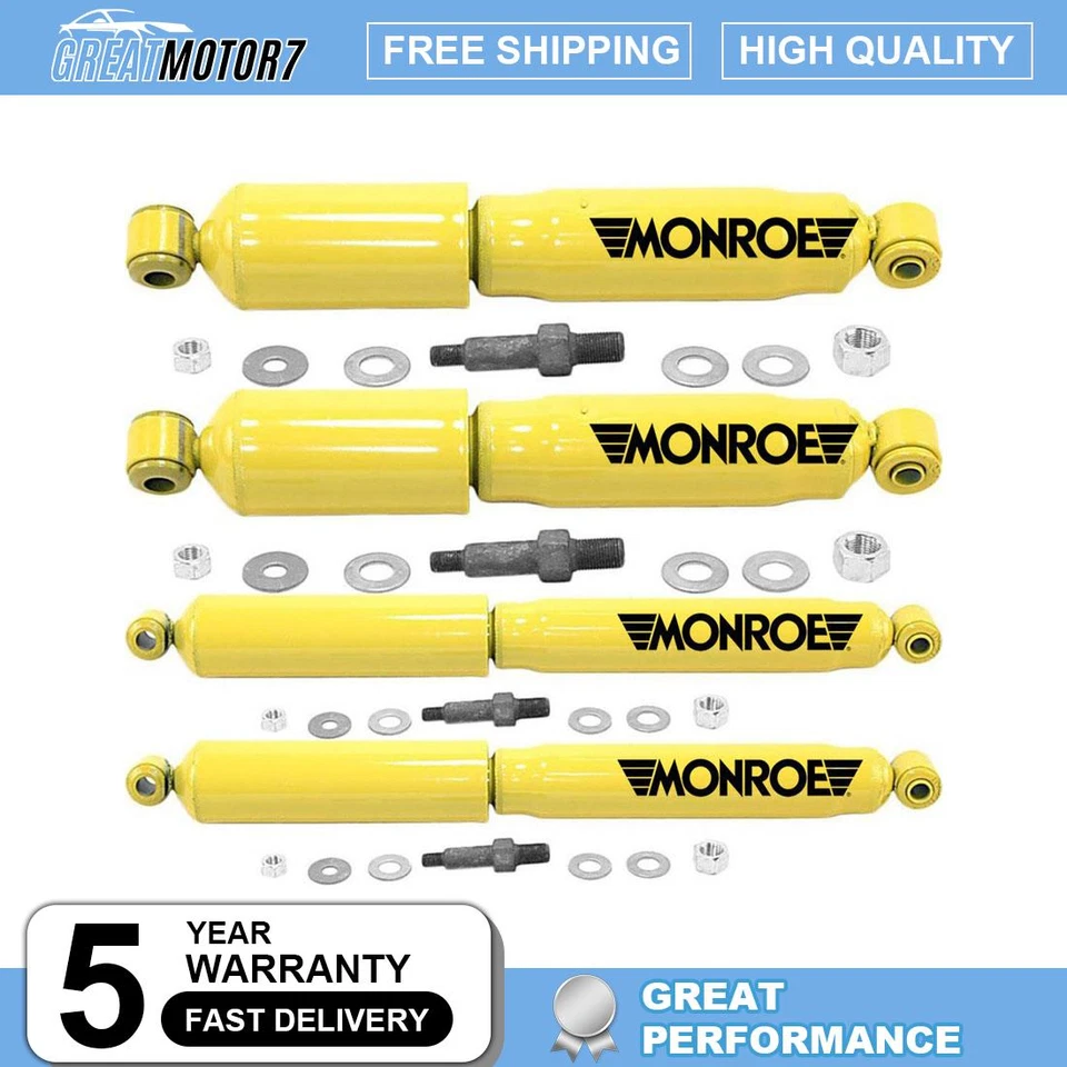 Amortiguadores delanteros y traseros Monroe Gas-Magnum para Chevy GMC C10 C15 P15 R1500 Foto 1 de 1