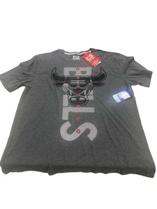 New With Tag Ultra Game NBA Chicago Bulls Logo Shirt Size 2 XL R3 - Picture 1 of 8