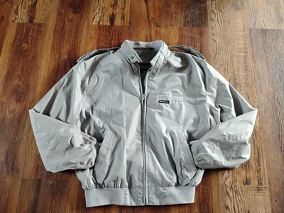 BONITA Chaqueta Bomber Para Hombre De Colección Solo Miembros Gris Talla 42 Racer Café Años 80/90 Foto 1 de 4