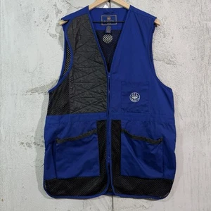Beretta Sport Shooting Vest Classic Navy Blue Black Men’s Size XL - Picture 1 of 7