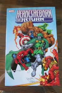 HEROES REBORN THE RETURN TPB MARVEL COMICS POST-ONSLAUGHT VERY RARE OOP - Photo 1 sur 3