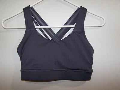 Sujetador deportivo AVIA azul con tiras, inserciones extraíbles, poli spandex talla M (8-10) Foto 1 de 3