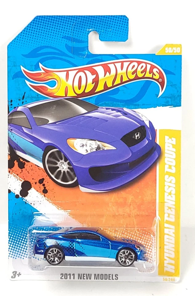 Hot Wheels Hyundai Genesis Coupe 2011 New Models blue - Image 1 of 1
