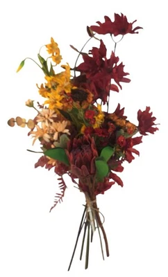 Artificial Mixed Floral Bouquet With Sunflowers Protea Lily & Daisies 20-25 Inch - Image 1 of 4