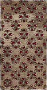 Traditional Vintage Hand-Knotted Carpet 3'9" x 7'6" Wool Area Rug - Picture 1 of 2