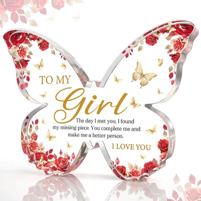 Regalos románticos para novia Navidad aniversario cumpleaños, 5X3.8X0.5 pulgadas pero Foto 1 de 4