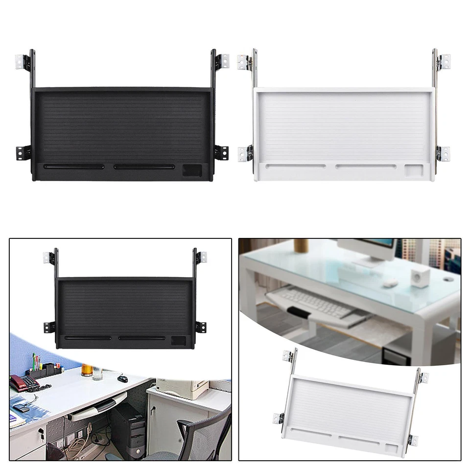 under Desk Keyboard Drawer Tray Keyboard Platform for Home Office Durable - Image 1 of 1