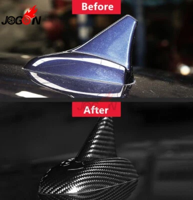 Cubierta de antena de techo de coche de fibra de carbono para Maserati Ghibli 2015-2020 Foto 1 de 4