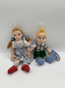 Warner Bros Wizard Of Oz Plush Lollipop Guild Munchkin Boy 9" NWT & Dorothy 1998 - Picture 1 of 24
