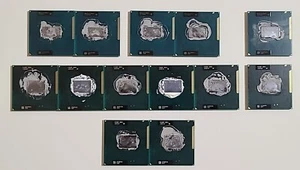 Lot Of 13x Intel Core CPU Processors i3 i5 SR01Z SR0N1 SR0WY SR048 SR044 SR04J - Picture 1 of 14