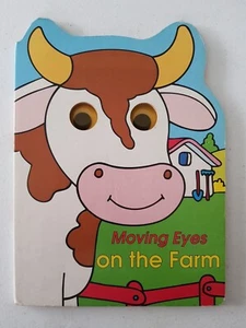 Moving Eyes Board Book - On The Farm 1997 306C Holland Enterprises - Picture 1 of 10