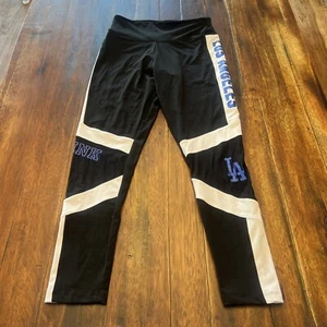 Victoria’s Secret PINK Los Angeles Dodgers Mesh leggings womens Large MLB rare - Picture 1 of 4