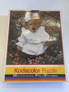 Kodak Kodacolor Rose Art Puzzle Bear Summer Stroll, Preowned, 1992, FREE SHIP - Picture 1 of 10