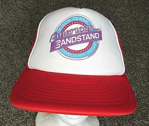 Vtg American Bandstand Dick Clark Concert Tour 1989 Mesh Snap Back Trucker Cap - Picture 1 of 9