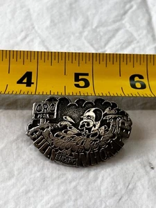 VINTAGE '82 CRC GULLY WROMPER ENDURO 1.5" PIN MOTOCROSS OFFROAD RACE - Picture 1 of 2