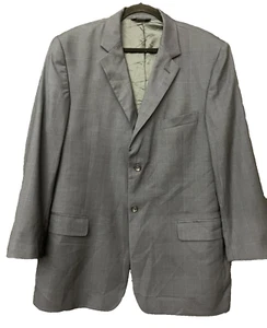 Blazer lana Pavone Italy Lessona Superclass 120s blu navy 44 giacca regolare - Foto 1 di 14