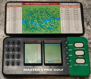 Vintage Master's Pro Golf Electronic Handheld Game MGA 1995 Working - Bild 1 von 6