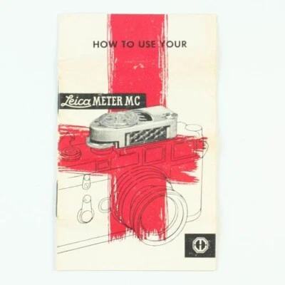Leica Meter MC for M3 - Instructions Booklet - Manual - Vintage - Image 1 of 2