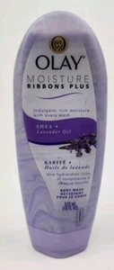 Olay Body Wash Indulgent Moisture Ribbons Plus Shea & Lavender Oil Scent 18 oz - Picture 1 of 3