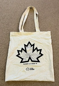 Cotton Tote Bag - Camp Canada - Twill Weave - Large Logo - Picture 1 of 6