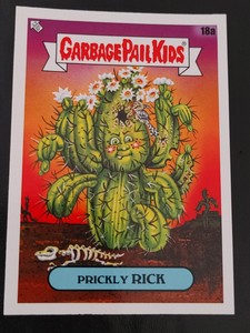 🤮💥🔥2020 Garbage Pail Kids 35th Anniversary Prickly Rick 18a🤮💥🔥