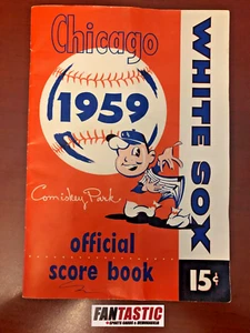 Vintage 1959 Chicago White Sox Scorebook June 28th vs Yankees - Picture 1 of 3