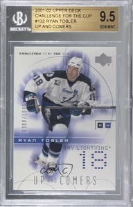2001-02 Challenge for the Cup /1000 Ryan Tobler #132 BGS 9.5 GEM MINT Rookie RC