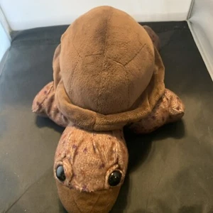WILD REPUBLIC Brown Plush Turtle Tortoise 12” Cuddlekins Stuffed Animal - Picture 1 of 7