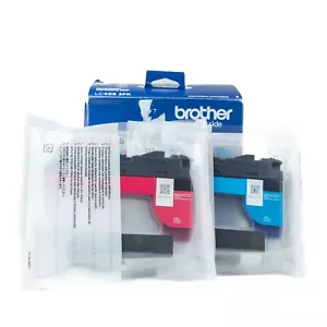 GENUINE BROTHER - LC406 2PK INKvestment Tank Ink Cartridges 2026 CYAN MAGENTA - Picture 1 of 4