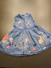 NEXT Denim Embroidered Baby Dresses for 