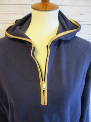 Sudadera con capucha Lauren Ralph Lauren Active para mujer grande azul 1/4 cremallera elástica Foto 1 de 4