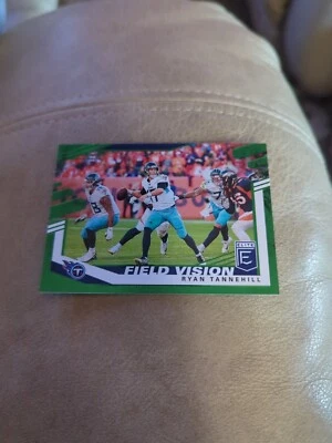 2020 Donruss Elite Ryan Tannehill #4 Field Vision Green Tennessee Titans - Image 1 of 2