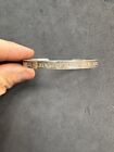 20g Vintage Sterling Silver 925 Quote Cuff Bracelet 7” Jewelry lot J