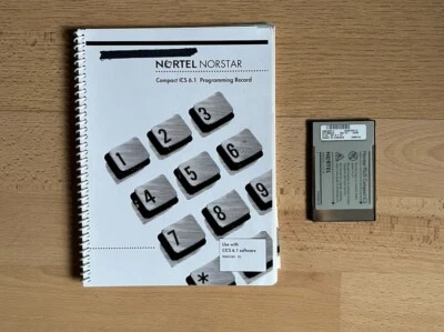 Nortel Norstar-PLUS NT7B66CG CICS-SIP 6.1 FC Compact ICS Flash Card - Image 1 of 3