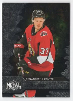 2020-21 Skybox Metal Universe Josh Norris Rookie Ottawa Senators #127 - Image 1 of 2