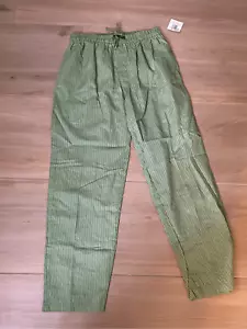 NEW Men's Soft Woven Pajama Sleep Long Lounge PJ Pants S - Picture 1 of 4