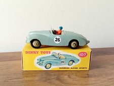 1950s Dinky Toys #107 Sunbeam Alpine Sports