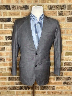 Puños de cirujano Richard James gris 100 % lana doble ventilación 2 botones 42R Foto 1 de 4