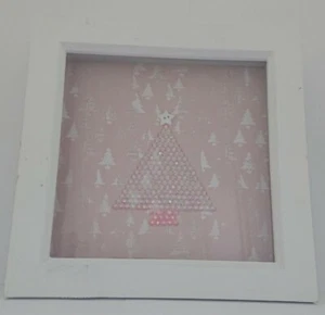 Rhinestone Christmas Tree Box Frame - Picture 1 of 2