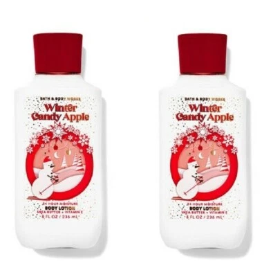 Lot of 2WINTER CANDY APPLE  24-hour moisture body lotion shea butter 8 Fl oz  - Image 1 of 3
