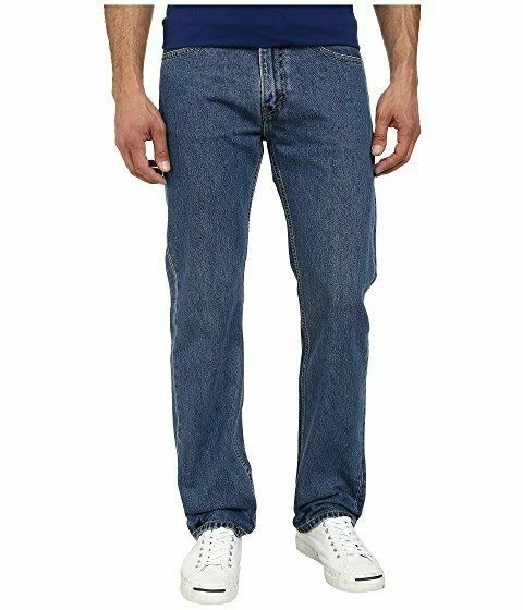 Levi's 505 Men's Regular Fit Jean, 36Wx34L - Medium Stonewash