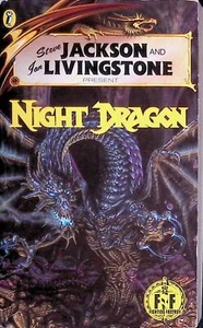 Fighting Fantasy 52 - Night Dragon - 1./2. (Black Dragon Edition) - A-/A-/A- - Foto 1 di 9
