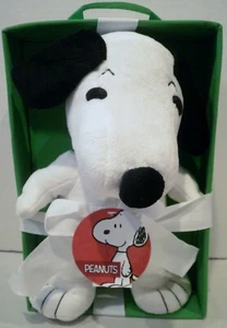 12” Peanuts Snoopy Plush & Green Snoopy Storage Box Set - Picture 1 of 12