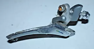 Shimano 600 Tri-Color Double Front Derailleur FD-6400 BrazeOn Silver USA Shipper - Picture 1 of 9