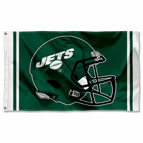 New York Jets Helmet 3x5 Banner Flag Cover